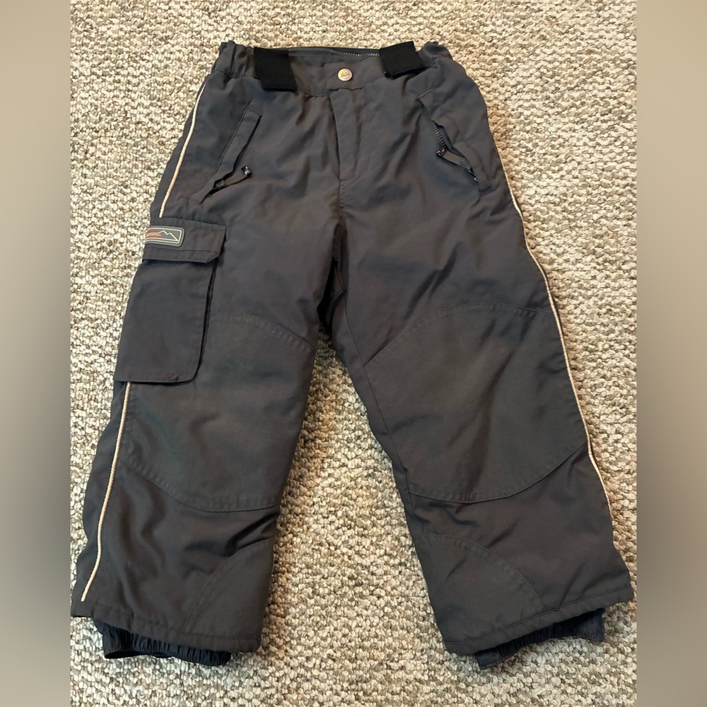 Kids size 4 toddler gray snow pants